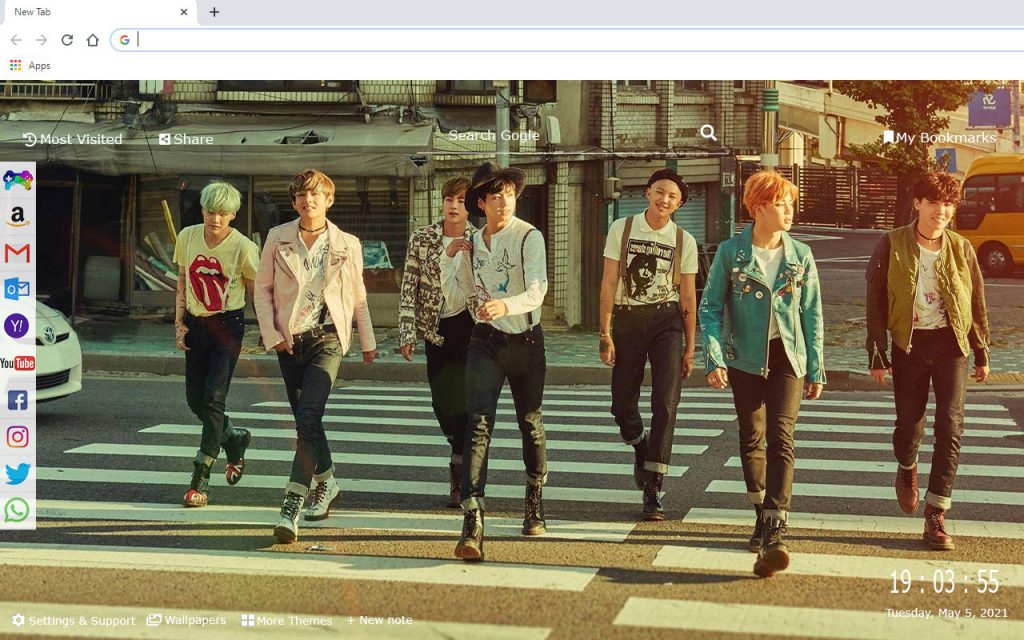 Bts Chrome New Tab Wallpaper Chrome New Tab Store