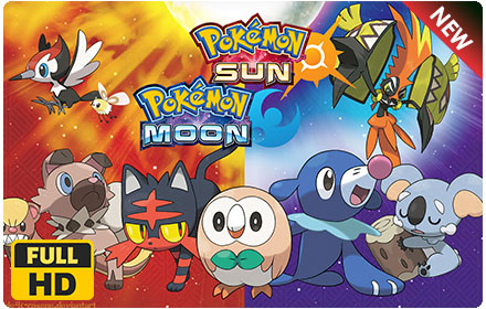 Pokemon Sun And Moon Chrome NewTab