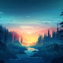 Forest environment
 Free Chrome Themes Download