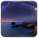 Milky Way Over The Sea