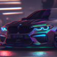Neon BMW Live Wallpaper New Tab