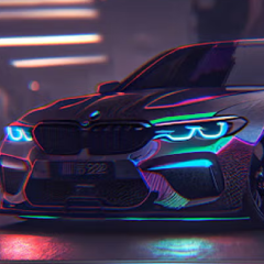 Neon BMW Live Wallpaper New Tab