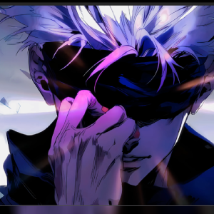 Satoru Gojo Breaking Glass Live Wallpaper