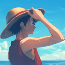 Luffy Moonlight Meditation Live Wallpaper