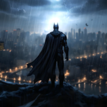Batman Gotham City Stormy Night Live Wallpaper