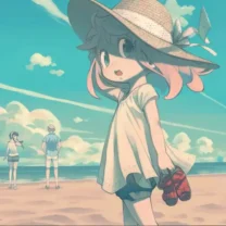 Spy X Family On The Beach Live Wallpaper