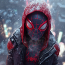 Ender Miles Morales Snow Time Spiderman Live Wallpaper