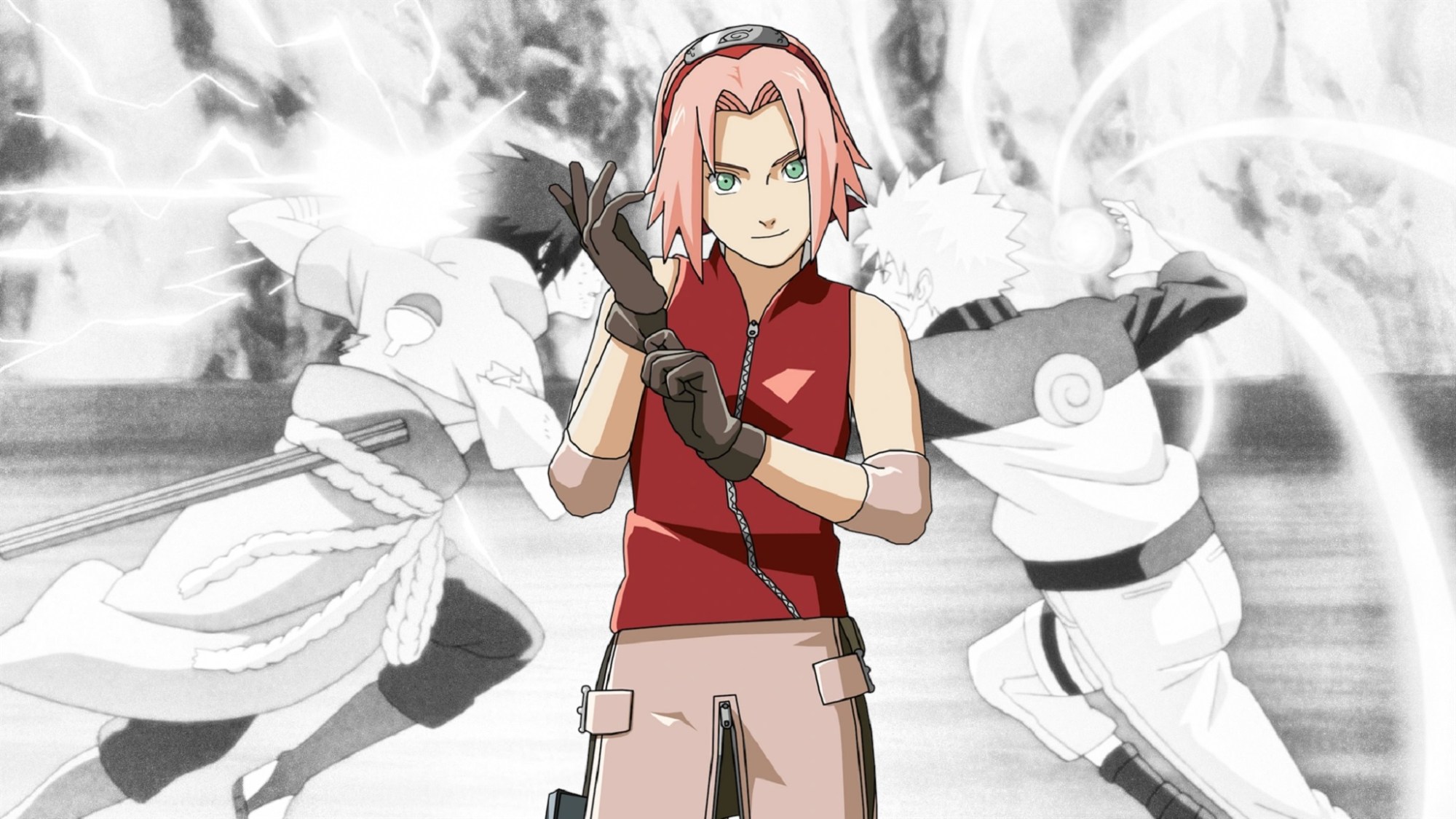 Naruto-Sakura-Haruno-with-Gray-Sasuke-and-Naruto-Fighting-in-the-Background.jpg Naruto-Sakura-Haruno-with-Gray-Sasuke-and-Naruto-Fighting-in-the-Background.jpg