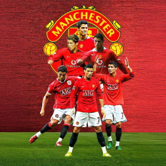 Cristinao Ronaldo Mancester United 2003-2009 Wallpaper