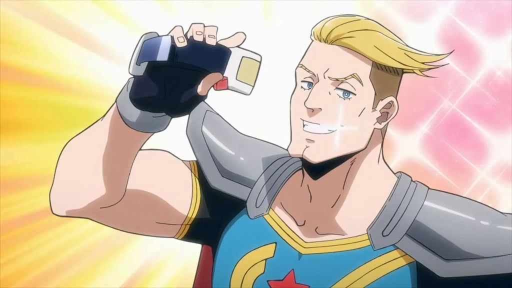 Captain Celebrity as in My Hero Academia Vigilantes Episode 8