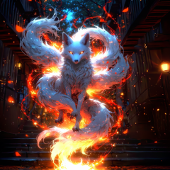 White Fox Live Wallpaper