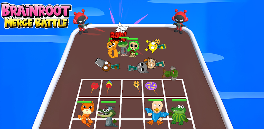 Brainroot Merge Battle