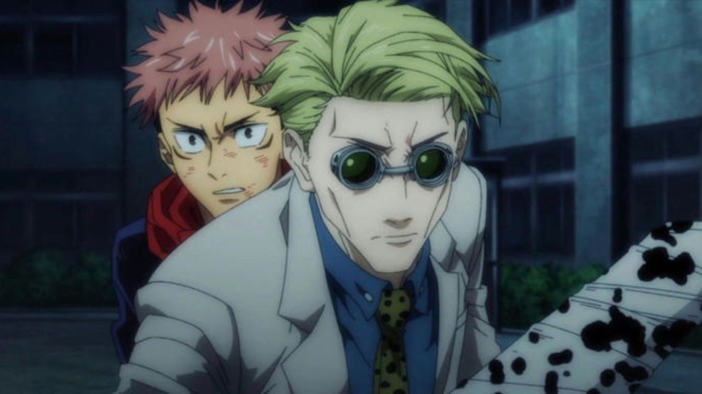 Nanami and Yuji in Jujutsu Kaisen