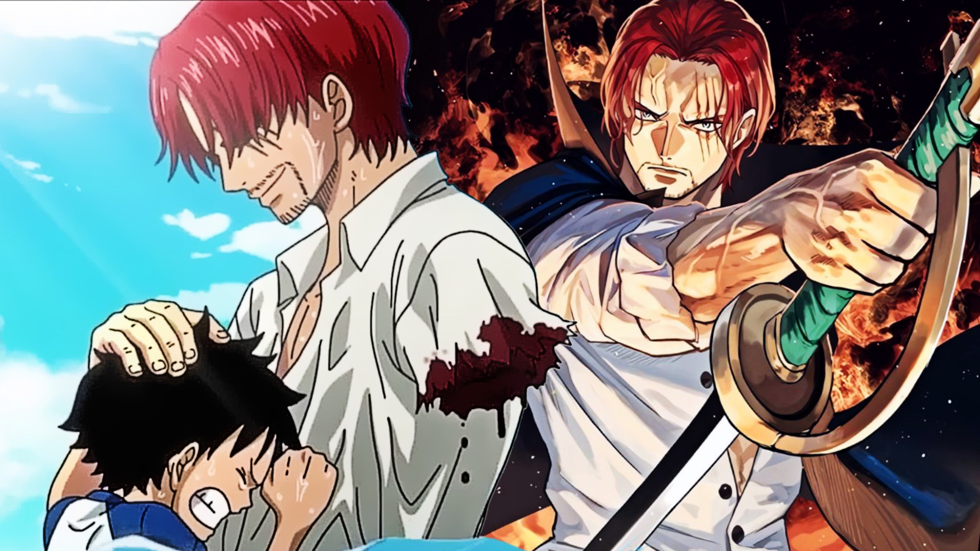 Shanks-after-losing-his-arm-holding-a-young-luffy-in-one-piece-with-another-image-of-shanks-holding.jpeg
