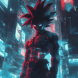 Cyberpunk Son Goku Live Wallpaper