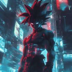 Cyberpunk Son Goku Live Wallpaper