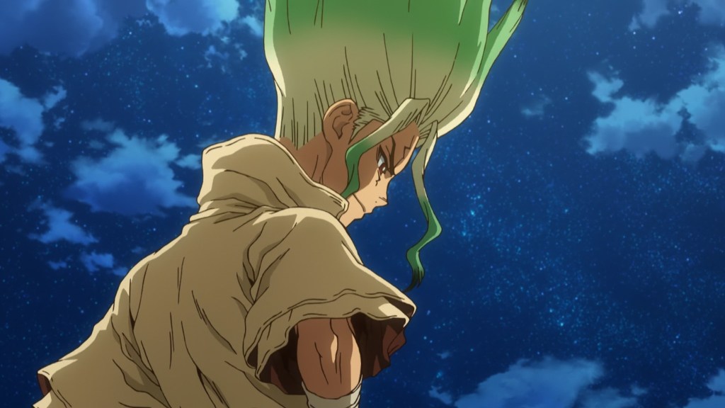 Dr stone sci-fi anime faturing senku