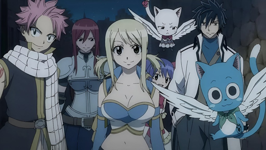 Fairy Tail action fantasy anime like Black Clover
