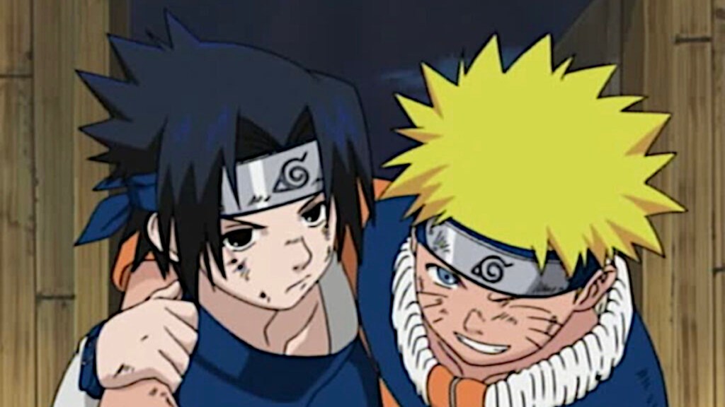 Naruto and Sasuke early friendship