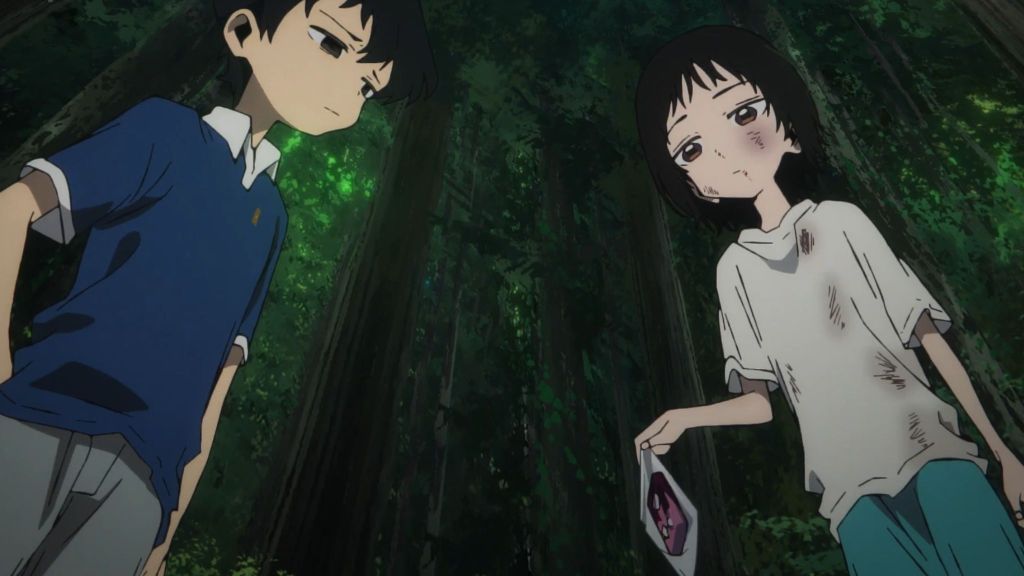 Azuma and Shizuka as seen in episode 3 of Takopi's Original Sin