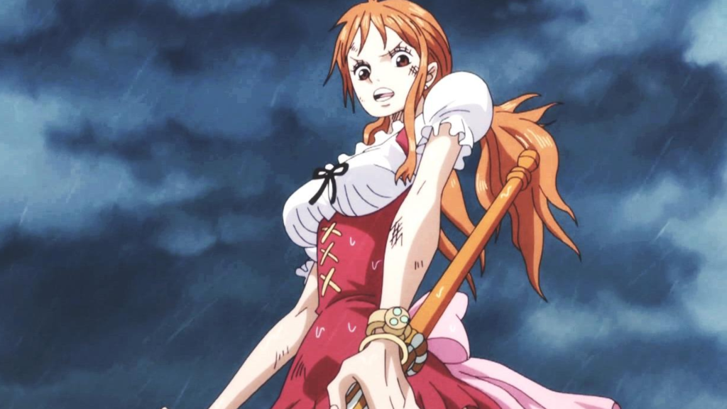 Nami from One Piece on Whole Cake Island