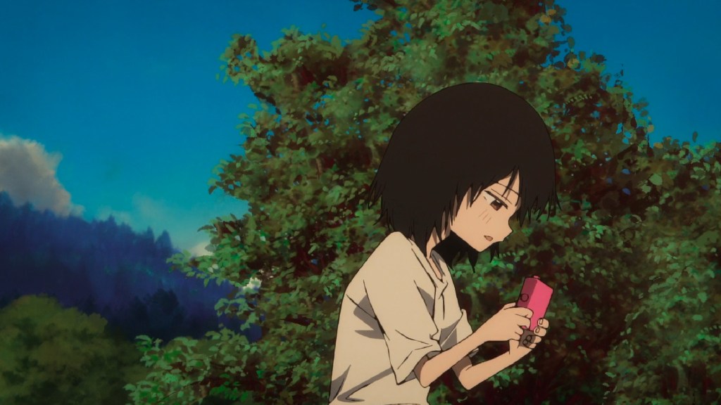 Shizuka holding the Happy Camera in Takopi's Original Sin