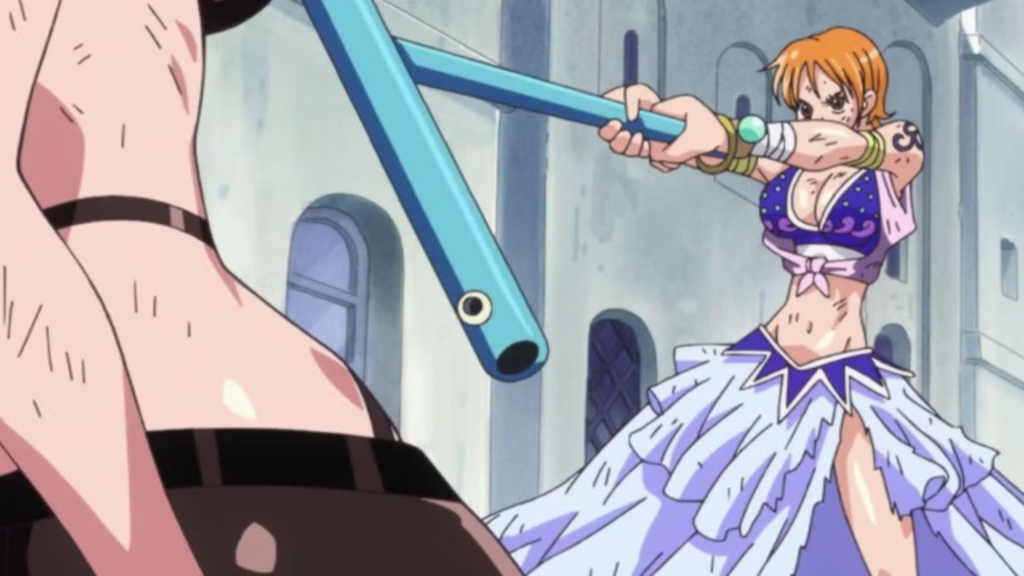 One Piece's Nami in Alabasta