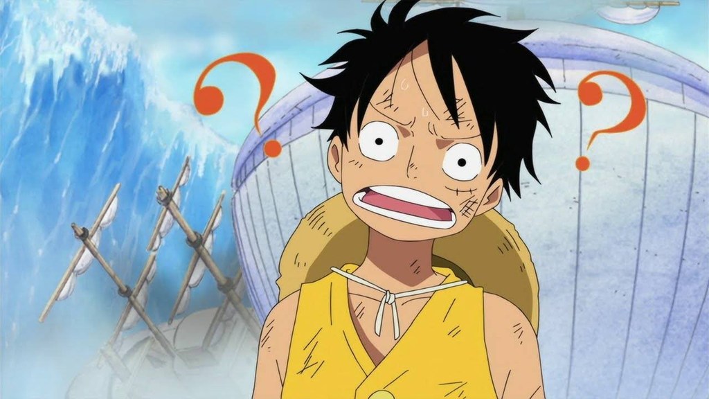 One Piece Luffy Confused