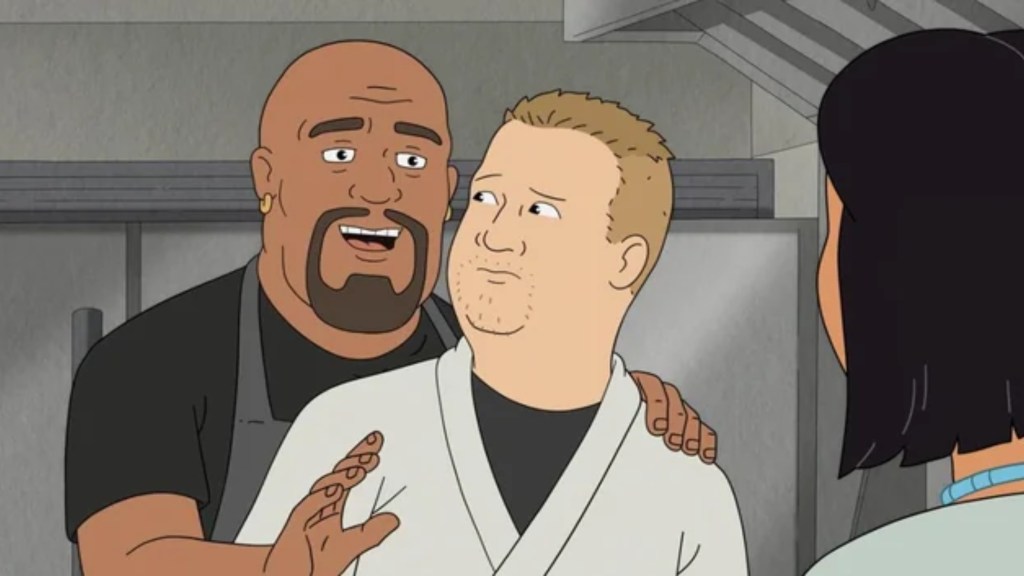 Emilio and Bobby in King of the Hill Season 14