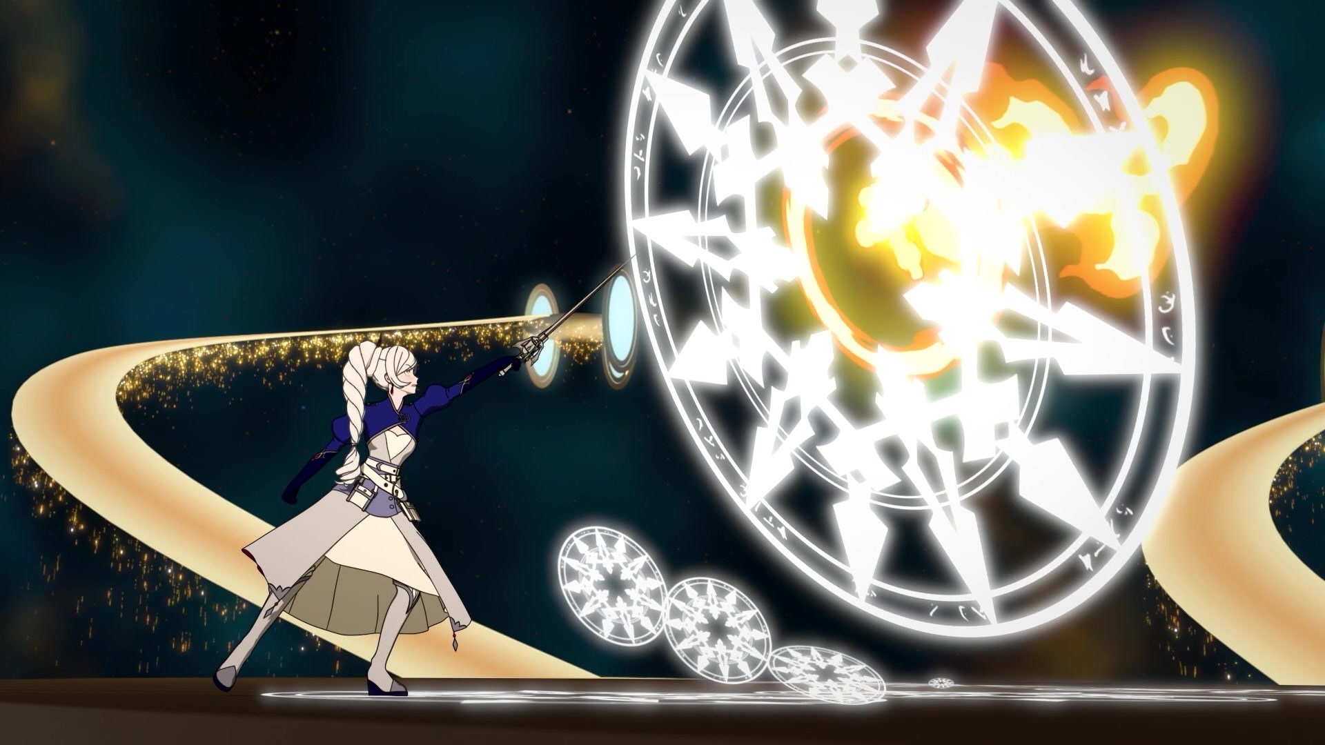 Schnee Glyphs RWBY Semblance