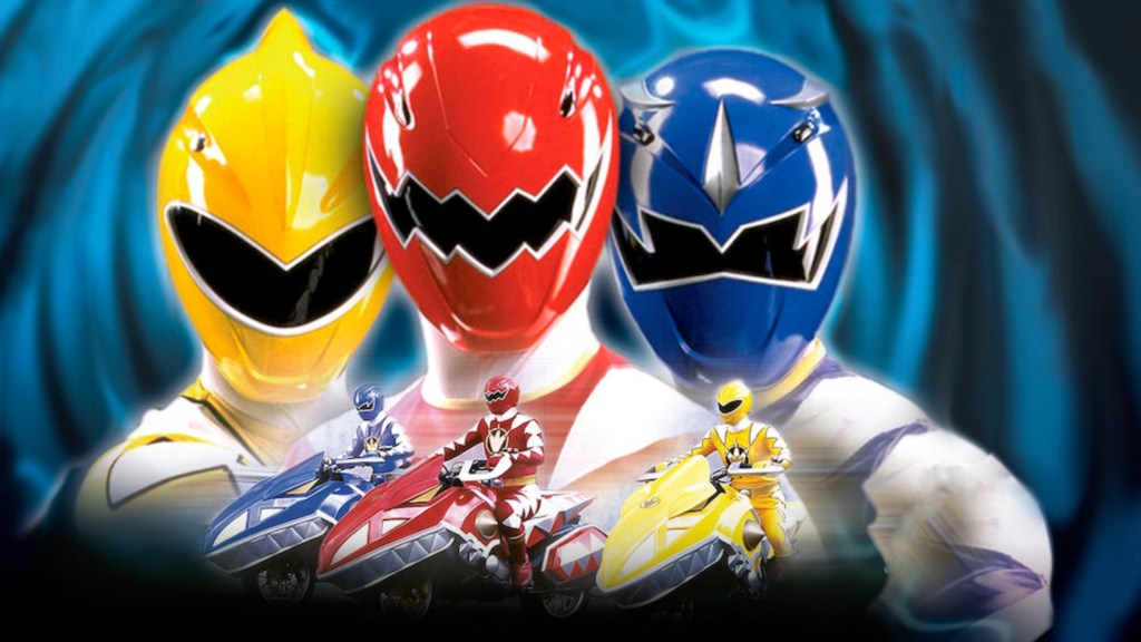 Key art for Power Rangers Dino Thunder