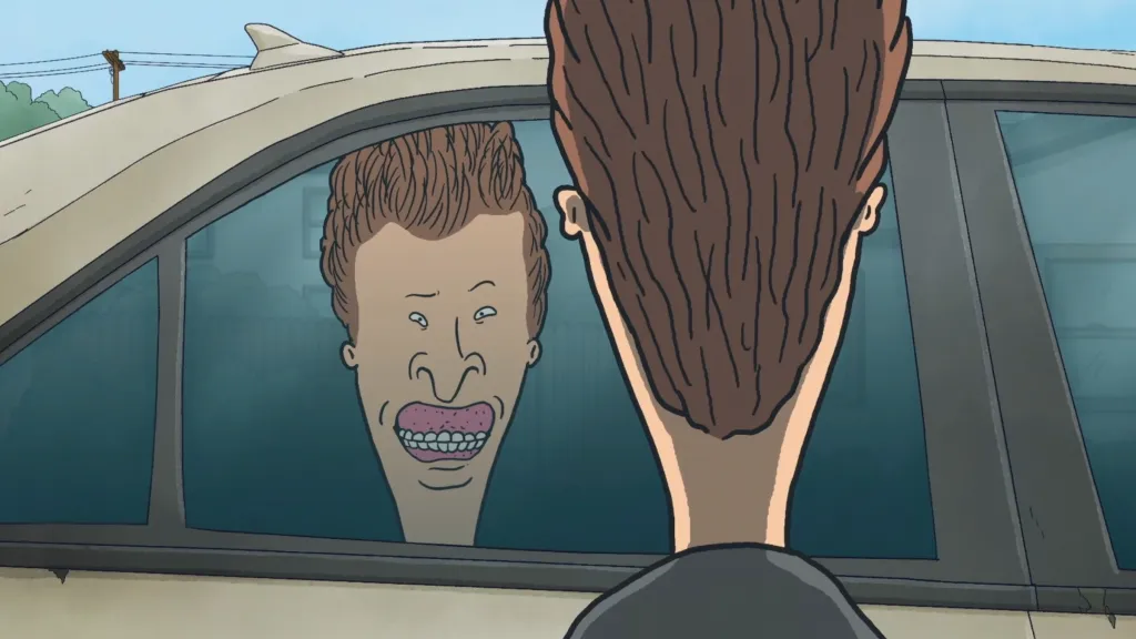 Butt-Head smiling without braces in Season 3 premiere