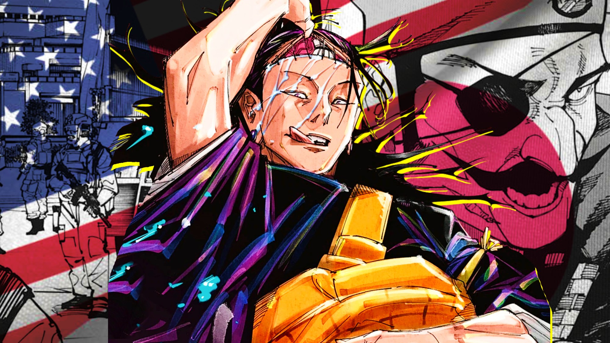 Kenjaku-from-jujutsu-kaisen-with-the-american-and-japanese-flags-in-the-background-imposed-over-mang.jpeg