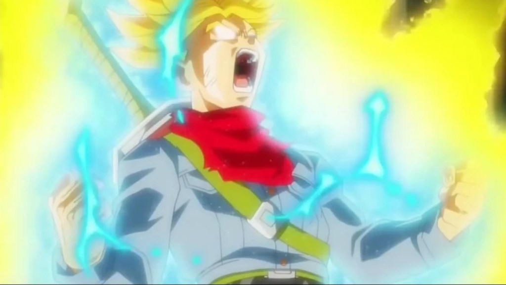 Super Saiyan Rage Trunks in Dragon Ball Super