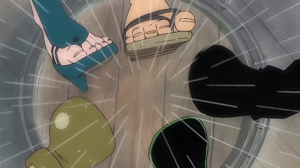 One Piece Barrel Scene