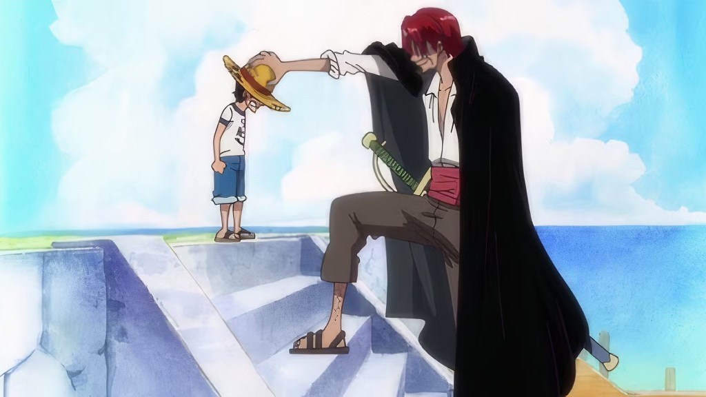 Shanks Luffy One Piece